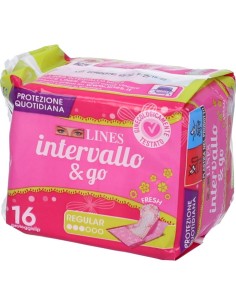 Lines Intervallo & Go Proteggislip Ripiegati 16 Pezzi