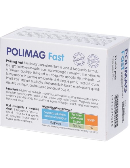 Polimag Fast 20 Bustine Orosolubili