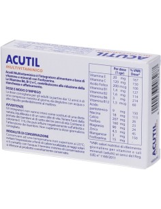 Acutil Multivitaminico 30 Compresse 2