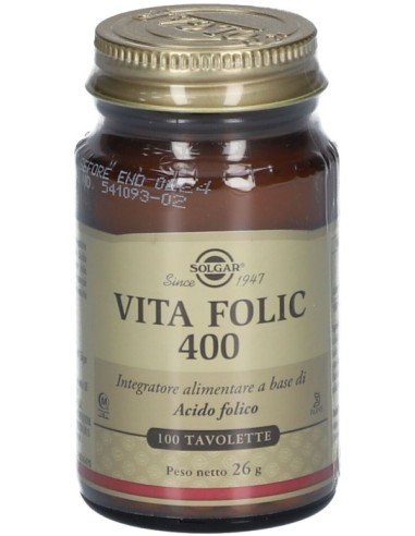 Solgar Vita Folic 400 100 Tavolette