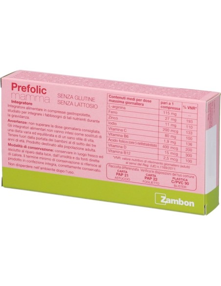 Prefolic Mamma 30 Compresse