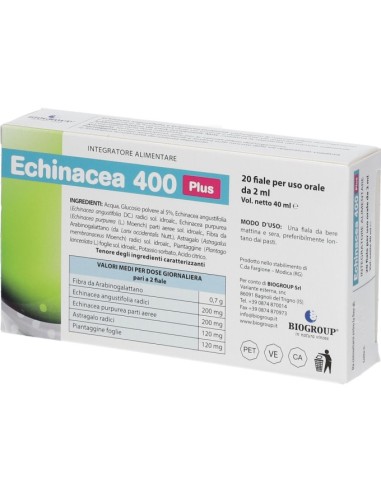 Echinacea 400 Plus 20 fiale da 2ml