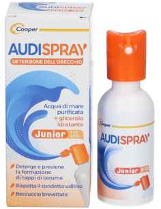 Audispray Junior 3-12 Anni Senza Gas Igiene Orecchie 25ml