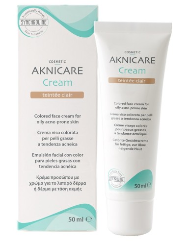 AKNICARE CREAM TEINTEE CLAIR 50 ML
