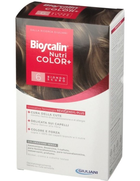 Bioscalin Nutricolor Plus Colorazione Capelli Permanente 6 Biondo Scuro