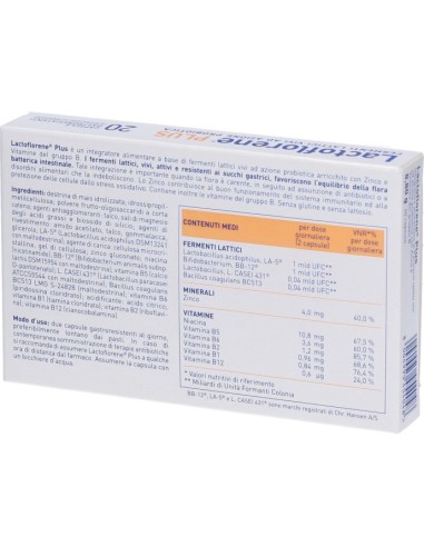 Lactoflorene Plus 20 Capsule Gastroresistenti