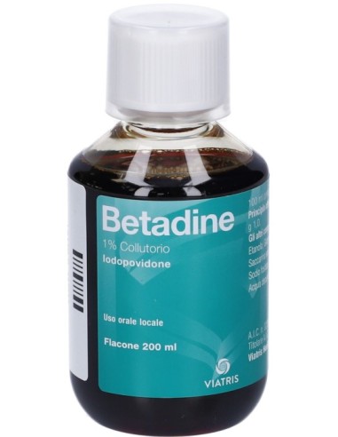 Betadine Collutorio Flacone 200ml 1%