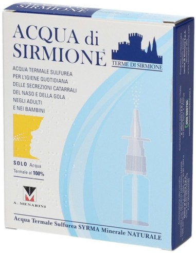Acqua di Sirmione Minerale Naturale 6 Fiale 15ml