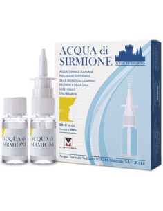 Acqua di Sirmione Minerale Naturale 6 Fiale 15ml 2