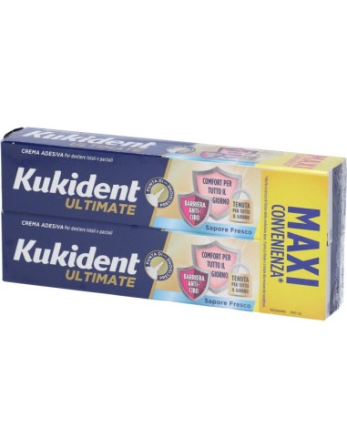 Kukident Ultimate Sapore Fresco Crema Adesiva...