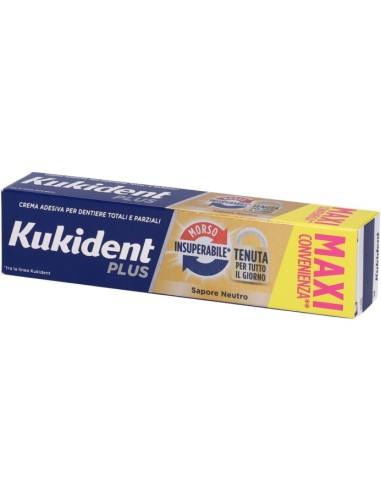 Kukident Plus Morso Insuperabile Sapore Neutro 57g