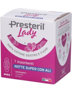 Lady Presteril Assorbenti Notte Super Ali 7 Pezzi