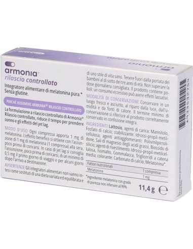 Armonia Retard 1mg Melatonina 120 Compresse