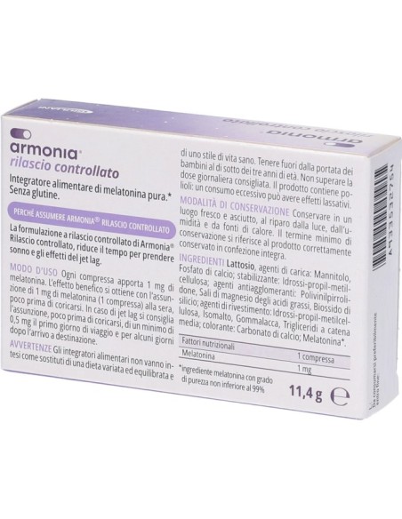 Armonia Retard 1mg Melatonina 120 Compresse
