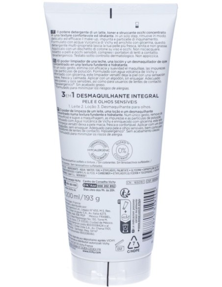 Vichy Purete Thermale Latte Tonificante 200ml