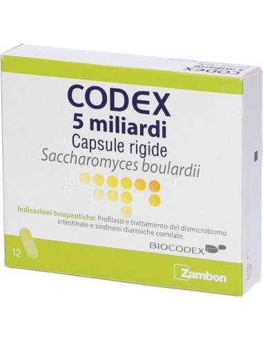 Codex 12 Capsule 5 Miliardi 250mg