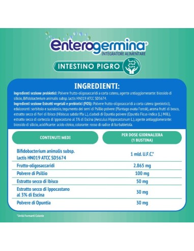 Enterogermina Intestino Pigro 10 Bustine
