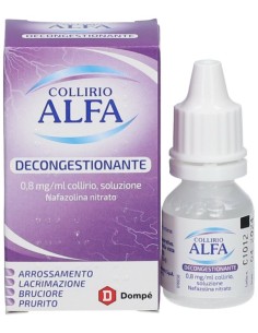 Collirio Alfa Decongestionante 0,8mg/ml 10ml