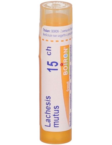 Boiron Lachesis Mutus Granuli 15Ch Tubo 4g