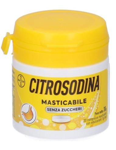 Citrosodina Masticabile 30 Compresse Gusto Limone