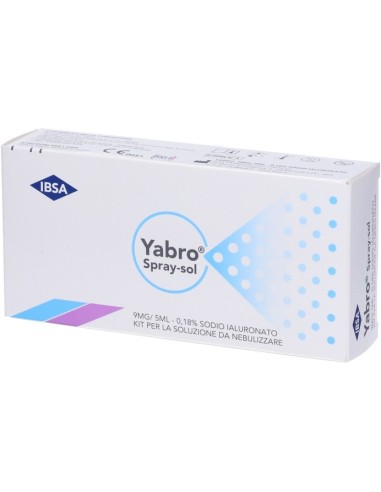 Yabro Spray-Sol 0,18% 10 Fiale Sodio Ialuronato