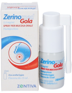 Zerinomed Gola Spray Mucosa Orale 15ml 0,25%