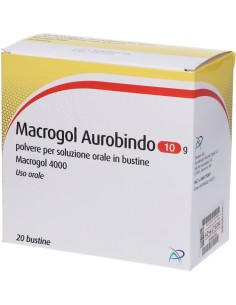 Macrogol Aurobindo Polvere 20 Bustine 10g