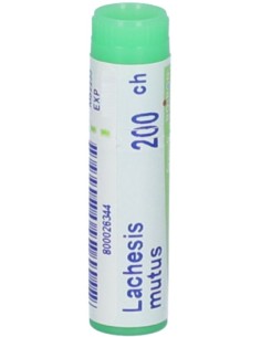 Boiron Lachesis Mutus Globuli 200Ch Dose 1g