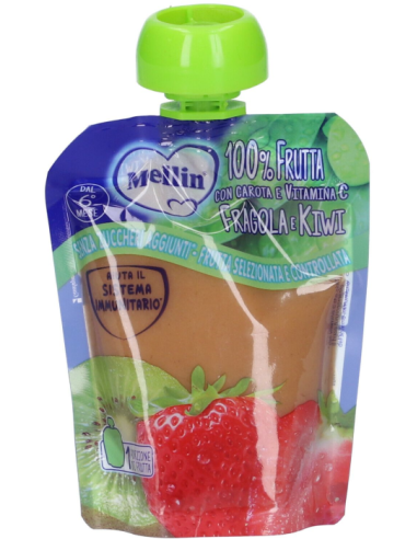 Mellin Pouch Fragola/Kiwi 90g