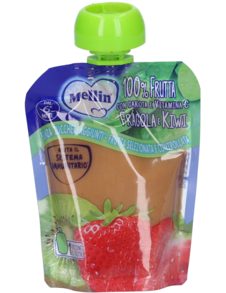 Mellin Pouch Fragola/Kiwi 90g