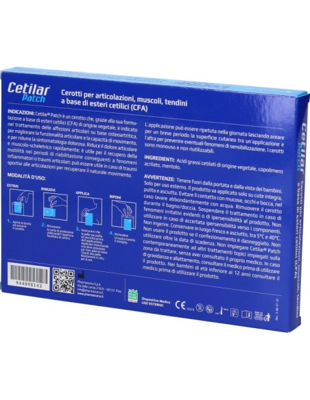 Cetilar Cerotto Monouso Sollievo Articolazioni/Muscoli