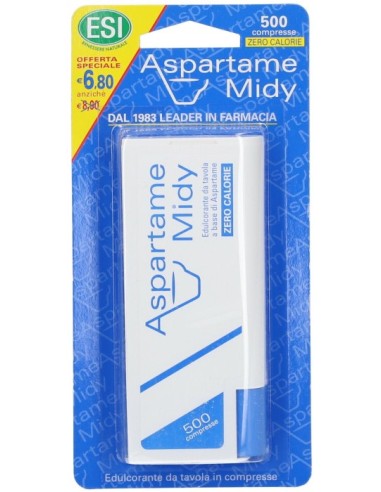 Aspartame Midy 500 Compresse