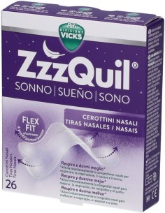 Vicks ZzzQuil Sonno 26 Cerottini Nasali Respira e Dormi...