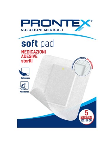 MEDICAZIONE ADESIVA STERILE PRONTEX SOFT PAD...