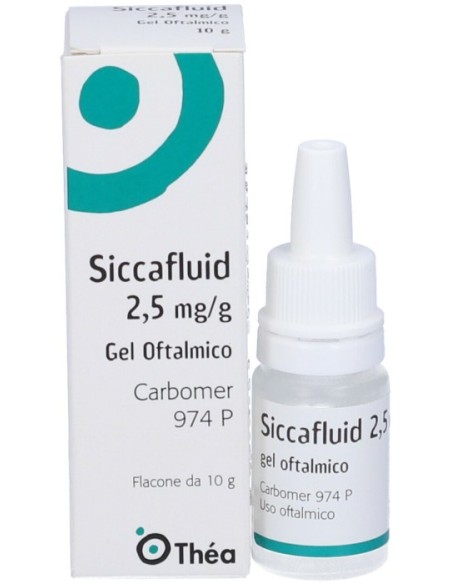 Siccafluid Gel Oftalmico 10g 2,5mg/g