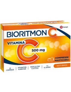 Bioritmon C 500Mg Vitamina C 20 Compresse Masticabili