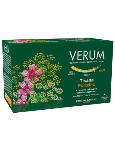 VERUM FORTELAX TISANA 20 FILTRI NEW