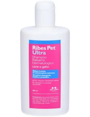 Ribes Pet Ultra Shampoo Balsamo Dermatologico...