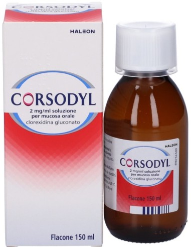 Corsodyl Colluttorio 150ml 200mg/100ml
