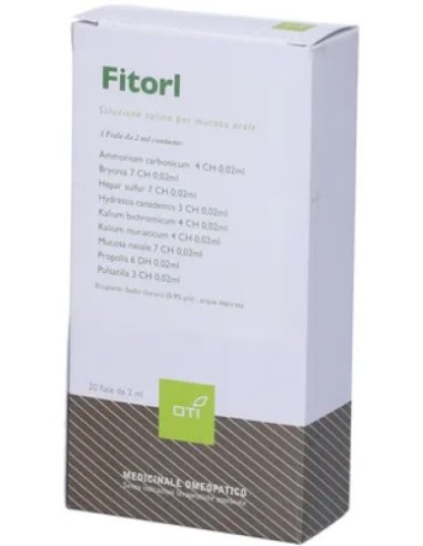 Oti Fitorl Composto 20 Fiale Fisiologiche 2ml