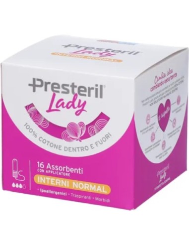 Lady Presteril Assorbente Interno Normale 16 Pezzi