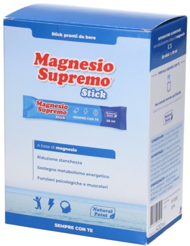 Natural Point Magnesio Supremo 20 Stick da 20ml