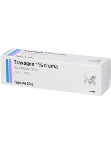 Travogen Crema Dermatologica 20g 1%