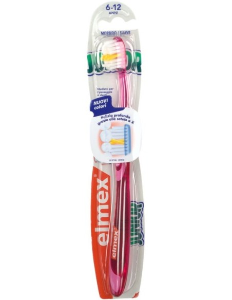 Elmex Spazzolino Junior 6/12 Anni Bambini Morbido