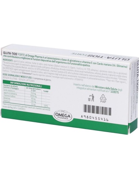 Gluta-Tios Forte 30 Compresse