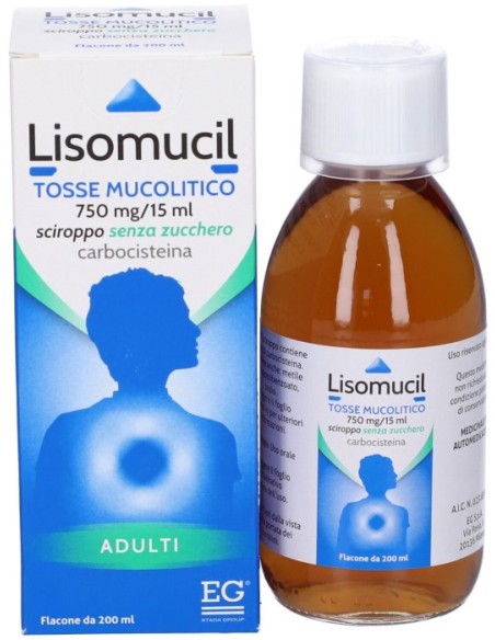Lisomucil Adulti Sciroppo 200ml Senza Zucchero