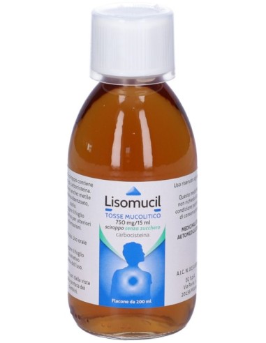 Lisomucil Adulti Sciroppo 200ml Senza Zucchero