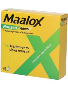 Maalox Nausea 20 Compresse Effervescenti 5mg