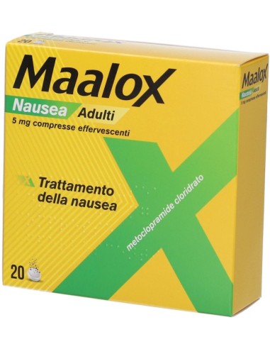 Maalox Nausea 20 Compresse Effervescenti 5mg