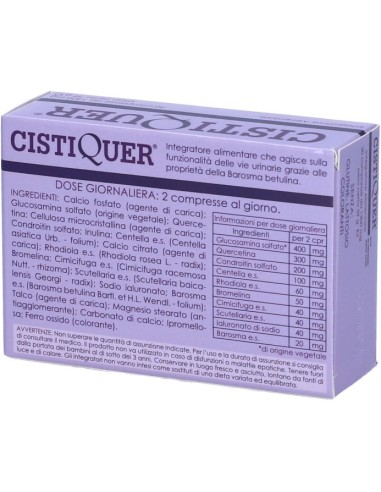 Cistiquer 30 Compresse